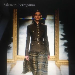 Salvatore Ferragamo RUNWAY boho chic skirt
